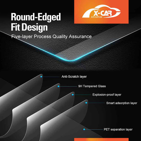 Tempered Glass Dash Center Console Screen Protector for GWM Haval H6 & H6 GT Ultra 2021-2025