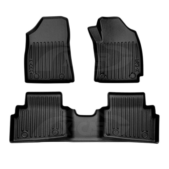 3D Floor Mats for Hyundai Kona 2023-Onwards All-Weather Car Liners