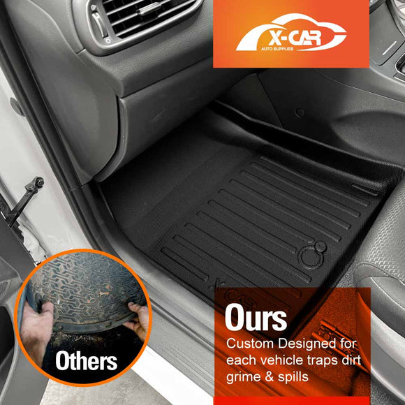 3D Floor Mats for XPeng G6 2024-Onwards All-Weather Car Liners
