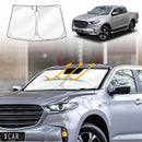 WindScreen Sun Shade for Mazda BT-50 BT50 Dual Cab 2020-Onwards TF Series Wind Screen Sun Visor Protector-1