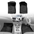 X-CAR 3D all-weather car floor mats for Mitsubishi Triton MQ MR 2015-2024 installed in a Mitsubishi Triton single cab interior.