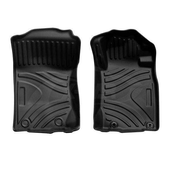 X-CAR 3D all-weather car floor mats for Mitsubishi Triton MQ MR 2015-2024 installed in a Mitsubishi Triton single cab.