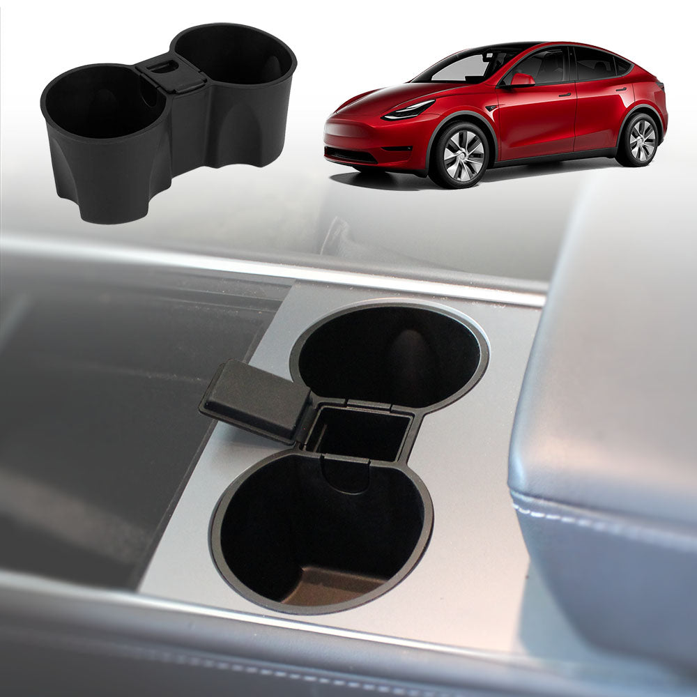 Tesla Model Y Centre Console Rubber Cup Holder Insert Accessories 2022