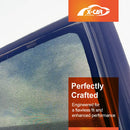 X-CAR window sunshade for rear windows of Subaru Outback 2015-2020 installed on the Outback's window.