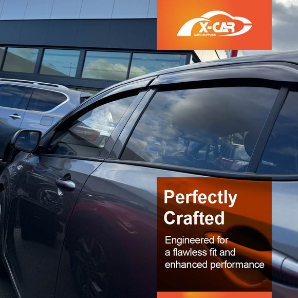 WeatherShields for Kia Picanto 2017-Onwards Car Weather Shields Wind Deflectors Sun Visors