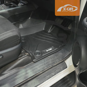 3D Front Floor Mats for Toyota Hilux Auto Single / Extra Cab 2016-2025 All-Weather Car Liners - 0