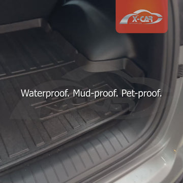 Boot Liner/ Back Seat Protector for Kia Sportage 2015-2022 All Weather Car Mat - 0