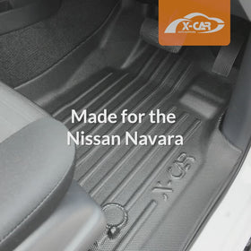 3D Floor Mats for Nissan Navara NP300 D23 Single Cab 2015-2025 All-Weather Car Liners - 0