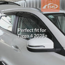 X-CAR Chery Tiggo 4 weathershields fitment and product demonstration video