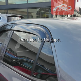 WeatherShields for Kia Picanto 2017-Onwards Car Weather Shields Wind Deflectors Sun Visors - 0