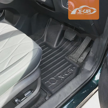 X-CAR floor mats installed in Chery Tiggo 8 car floor product overview video