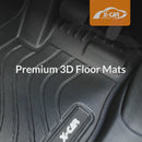 3D Floor Mats for LDV Terron 9 Dual Cab 2025-Onwards All Weather Car Liners-2