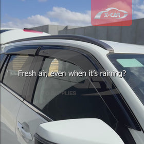 WeatherShields for Isuzu MU-X MUX 2022-Onwards Car Weather Shields Wind Deflectors Sun Visors - 0