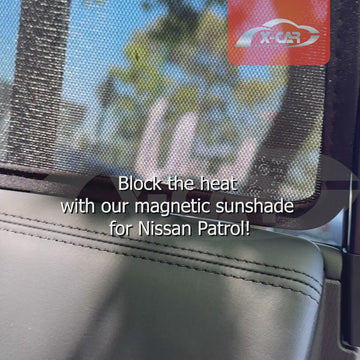 Window Sun Shades for Nissan Patrol 2012-2025 Y62 Series Rear Windscreen Blind Mesh - 0