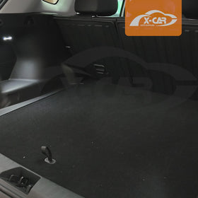 X-CAR boot liner and back seat protectors installed in Geel Starray EM-i car boot product overview video.