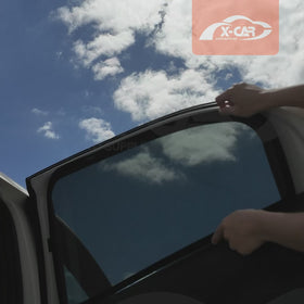 X-CAR window sun shades installed on BYD Atto 1 car windows product overview video