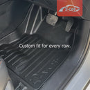3D Floor Mats for Mitsubishi Outlander ZM Series PHEV 7-Seater 2021-Onwards All-Weather Car Liners-2