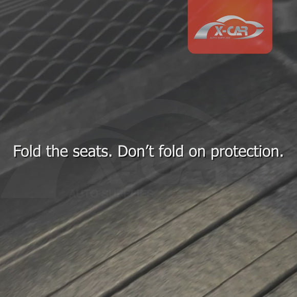 X-CAR all-weather boot liner and back seat protector for BYD Sealion 7 2025–onwards, custom-fit cargo trunk mat