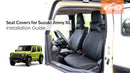 Seat Covers for Suzuki Jimny XL 5-Door 2023-Onwards Premium Vintage PU Leather-2
