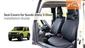 Seat Covers for Suzuki Jimny 3-Door 2018-Onwards Premium Vintage PU Leather - 0