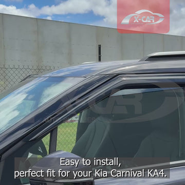 Weathershields for Kia Carnival KA4 Series 2020-Onwards Car Weather Shields Wind Deflectors Sun Visors - 0