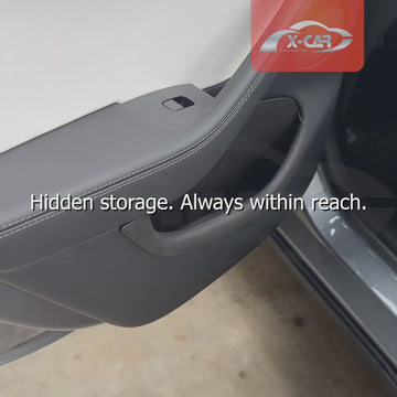Door Side Storage Box for Tesla Model Y L 6-Seat 2026-Onwards Full Cover Organizer Tray - 0