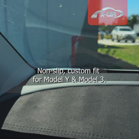 Dash Mat for Tesla Model 3 2017-2023 Non-Slip Dashboard Pad Cover - 0