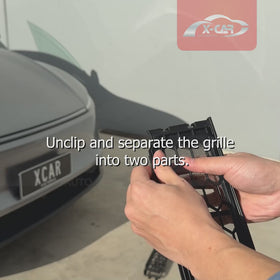 Tesla Model Y L 6-Seat 2026-Onwards Front Lower Bumper Air Inlet Grille Leaves Insect Guard - 0