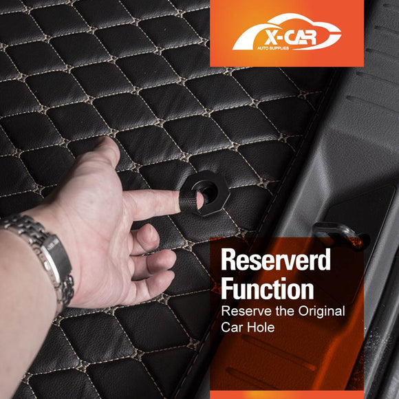 Premium Boot Liner Set For Toyota Kluger 2021-Onwards PU Leather