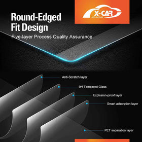 12.8-inch Tempered Glass Screen Protector for BYD Atto 2 Atto2 2025-Onwards Touchscreen Anti-Scratch Cover Accessories - 0