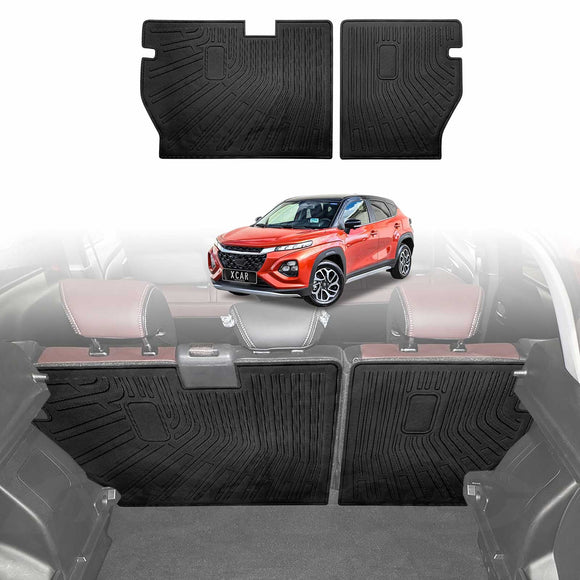 Boot Liner/ Back Seat Protector for Suzuki Fronx Hybrid 2025-Onwards All Weather Car Mats