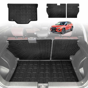 Boot Liner/ Back Seat Protector for Suzuki Fronx Hybrid 2025-Onwards All Weather Car Mats
