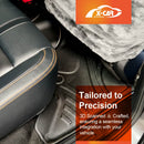 3D Floor Mats for Ford Next-Gen Ranger Dual Cab PHEV 2025-Onwards All-Weather Liners-5