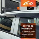 Weathershields for Isuzu D-MAX DMAX Dual Cab 2020-Onwards Car Weather Shields Wind Deflectors Sun Visors-5