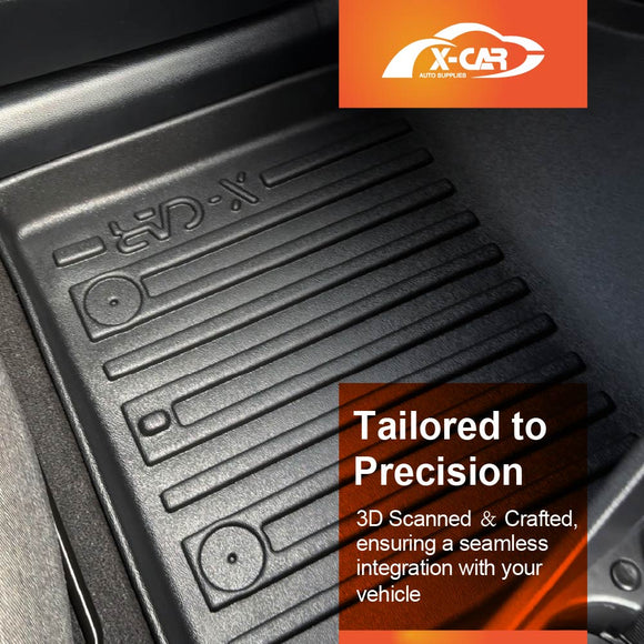 3D Floor Mats for Kia Picanto 2016-Onwards All-Weather Liners