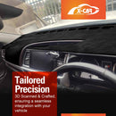 X-CAR dash mat for Toyota Kluger 2014-2021 installed on the dashboard of a Toyota Kluger.