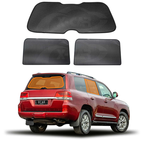 Window Magnetic Sun Shades for Toyota LandCruiser 2007-2021 Rear Windscreen Shade