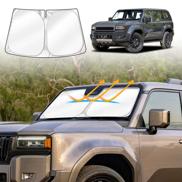 Windshield Sun Shade for Toyota Prado 250 Series 2024-2025 Wind Screen Sun Visor Protector