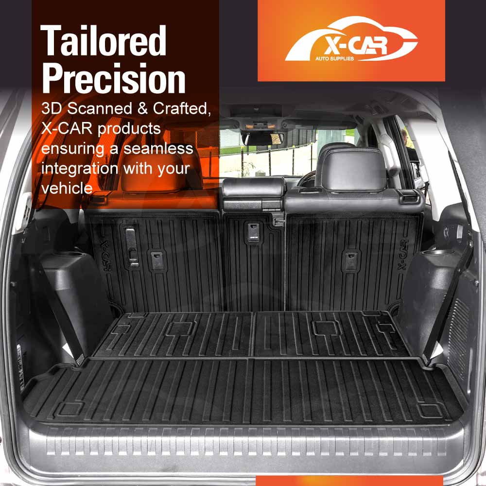 Toyota Prado Boot Liner (7 Seats) 150 Series 2009-2024 Cargo Mat Back ...