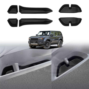 Door Handle & Side Storage Box Tray for Toyota Prado 250 Series 2024-Onward Dash Organizer Accessories - 0