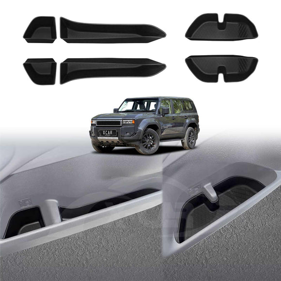 Door Handle & Side Storage Box Tray for Toyota Prado 250 Series 2024-Onward Dash Organizer Accessories