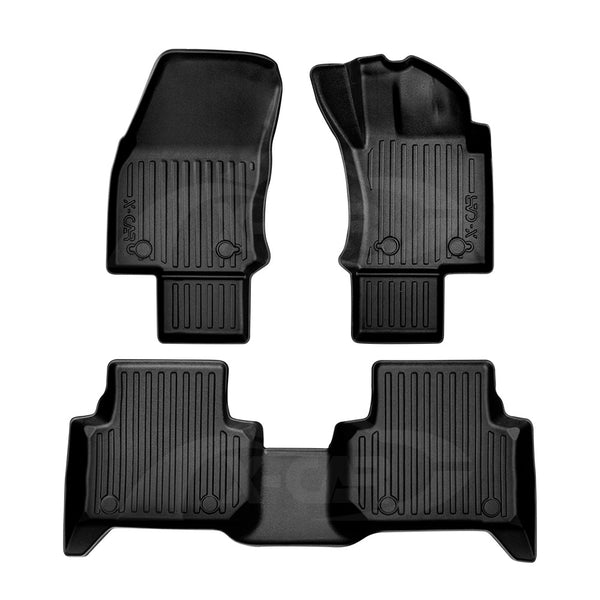 3D Floor Mats for Volkswagen VW Tiguan 2016-2024 All-Weather Liners