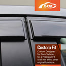 Weathershields for Holden Commodore VF Series Wagon 2013-2017 Car Weather Shields Wind Deflectors Sun Visors-2