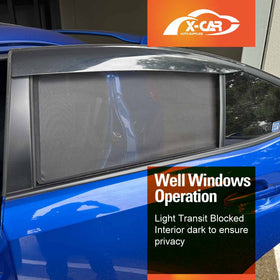 Rear Window Sun Shades for Subaru WRX Sedan 2014-2021 - 0