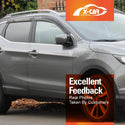 WeatherShields for Nissan QASHQAI 2014-2021 Car Weather Shields Wind Deflectors Sun Visors