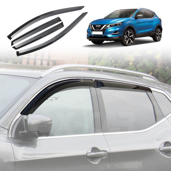 WeatherShields for Nissan QASHQAI 2014-2021 Car Weather Shields Wind Deflectors Sun Visors