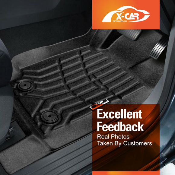 Floor Mats for Mazda BT-50 Dual Cab 2011-2020 All Weather Car Liners