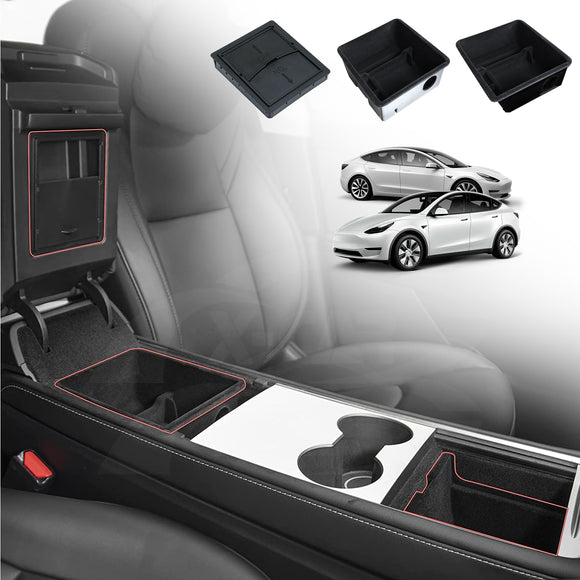Centre Console Organizer Tray for Tesla Model 3 2021-2023 and Model Y 2021-2025