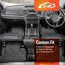 3D Floor Mats for Volkswagen Amarok Dual Cab 2009-2022 All-Weather Car Liners-2