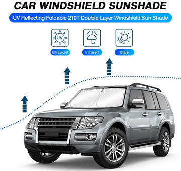WindScreen Sun Shade for Mitsubishi Pajero 2006-2022 - 0